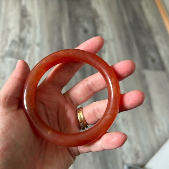 Green JADE GEMSTONE Bangle Bracelet 66mm, carnelian available 😊 - Picture 11 of 12